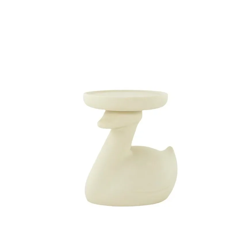 

Designer art duckling coffee table, personalized creative cafe milk tea shop decorative corner table