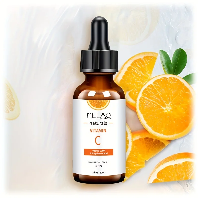 MELAO VITAMIN C SERUM Serum do twarzy z witaminą C, kwasem hialuronowym, witaminą E i więcej – Serum rozjaśniające, wyrównujący odcień skóry