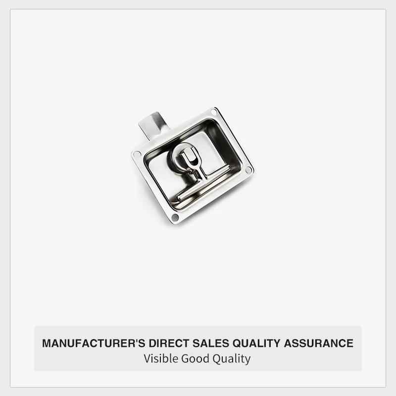 Panel LockT Type Handle Car Locks Stainless Steel Handle Trailer Plane RV Caravan Truck Engineering Vehicles Latch Car Locks