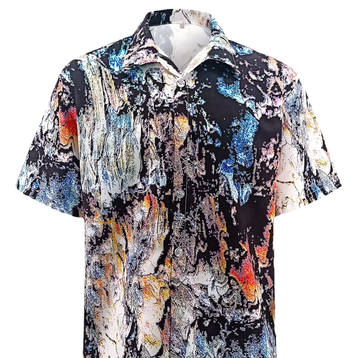 Mens Designer Summer Clothes Hawaiian Shirt Men's Loose Beach Vacation Short Sleeve Printed Shirt US Size Camisa Social