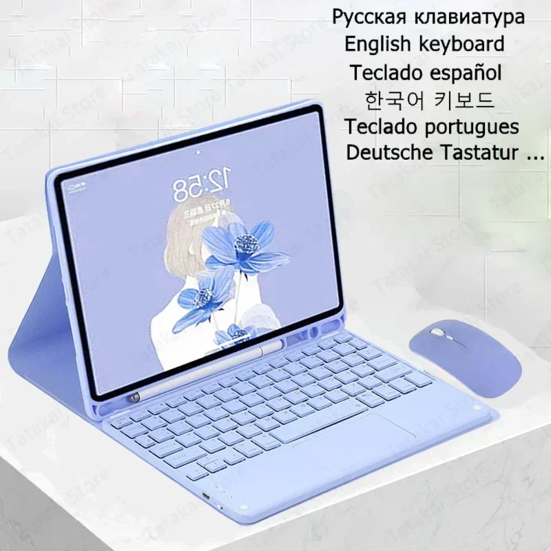 

Touchpad Keyboard for Samsung Galaxy Tab S6 Lite 10.4 Keyboard Case for Galaxy Tab S6 Lite 10.4 SM-P610 P615 keyboard Case
