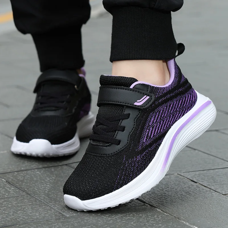 

Fashion Girls Sneakers Children Casual Running Shoes Autumn Breathable Mesh Sports Shoes for Kids Outdoor Tennis Walking Shoes