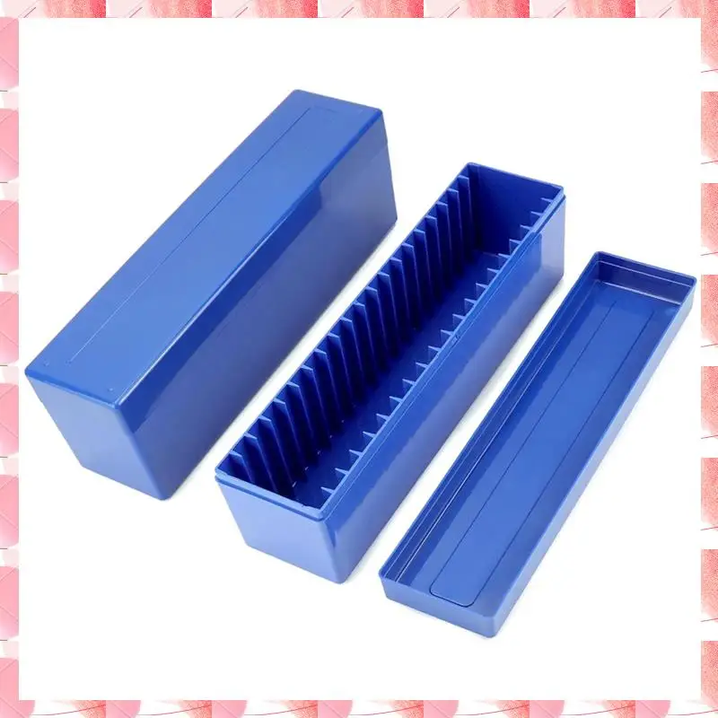 JAJA 2Pcs Identification Box Storage Box Compatible With 20 Slab Coin Holders, For Collectors Coin Storage Blue