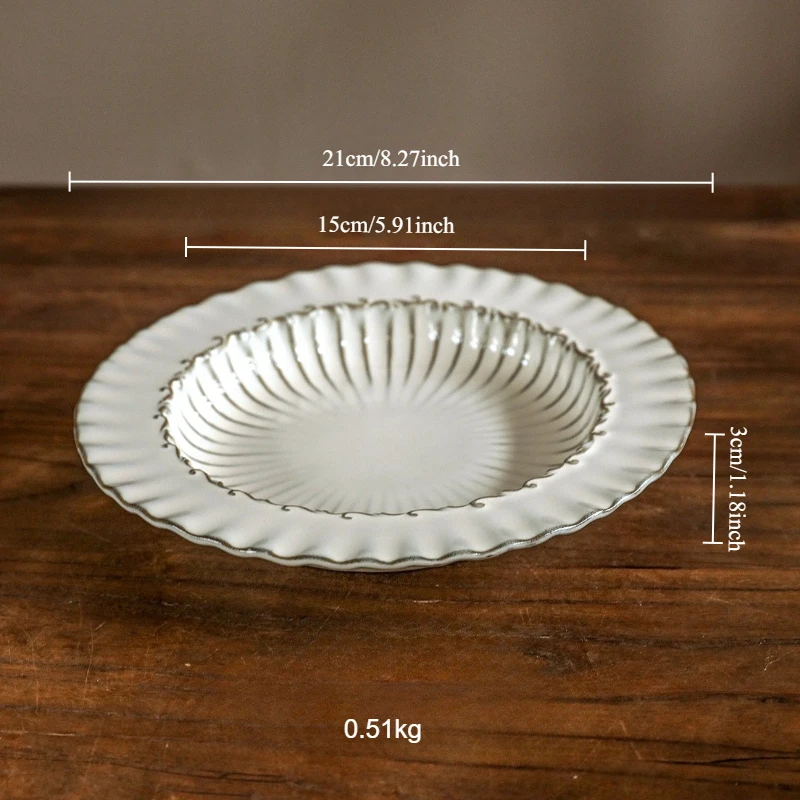 Антикварная рельефная керамическая чаша и тарелка в европейском стиле, набор бытовых тарелок с димсам, тарелка в западном стиле, тарелка для супа, миска, кухонная техника