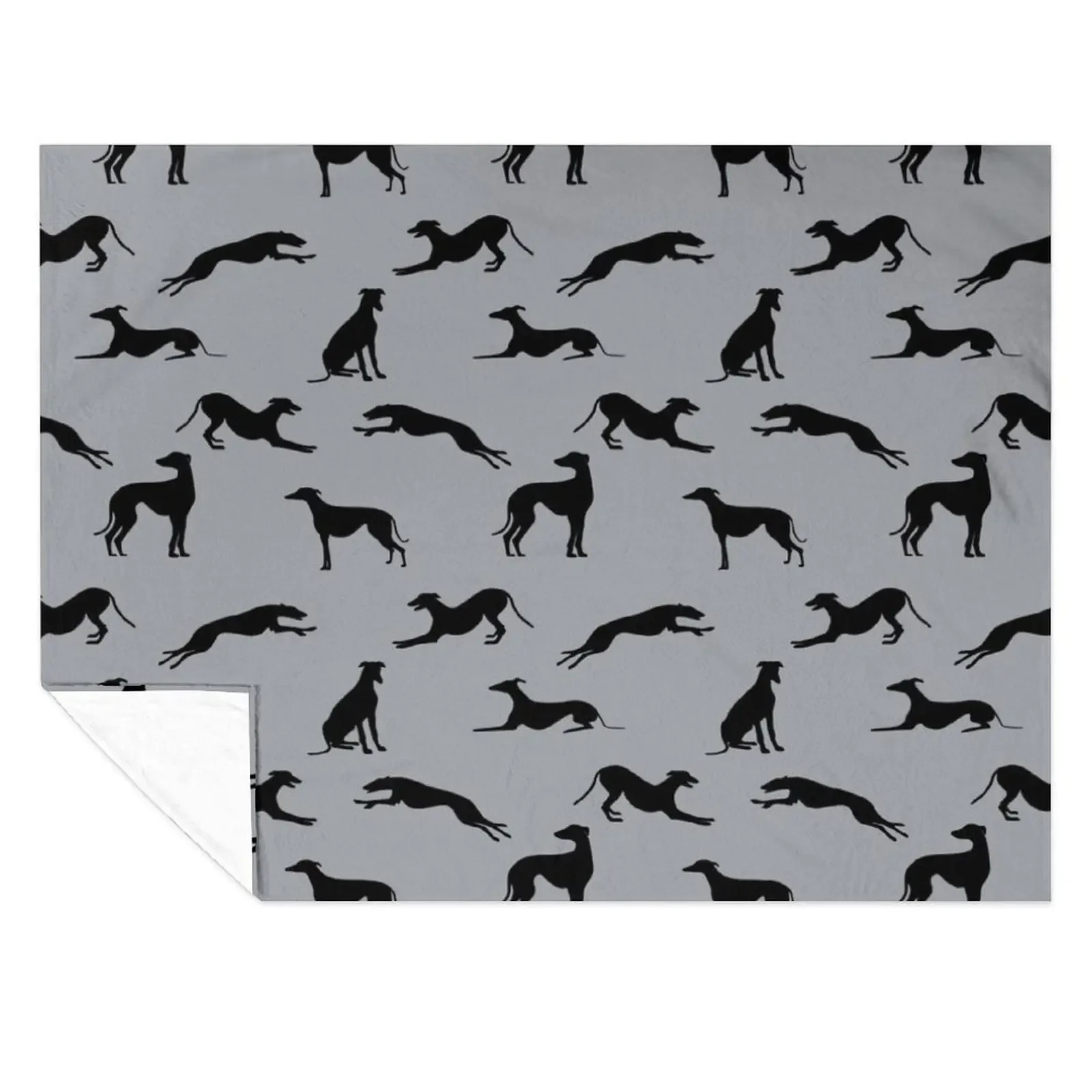 

Greyt Greyhound Silhouettes - A3A6AA Throw Blanket christmas gifts Beautifuls Comforter Blankets
