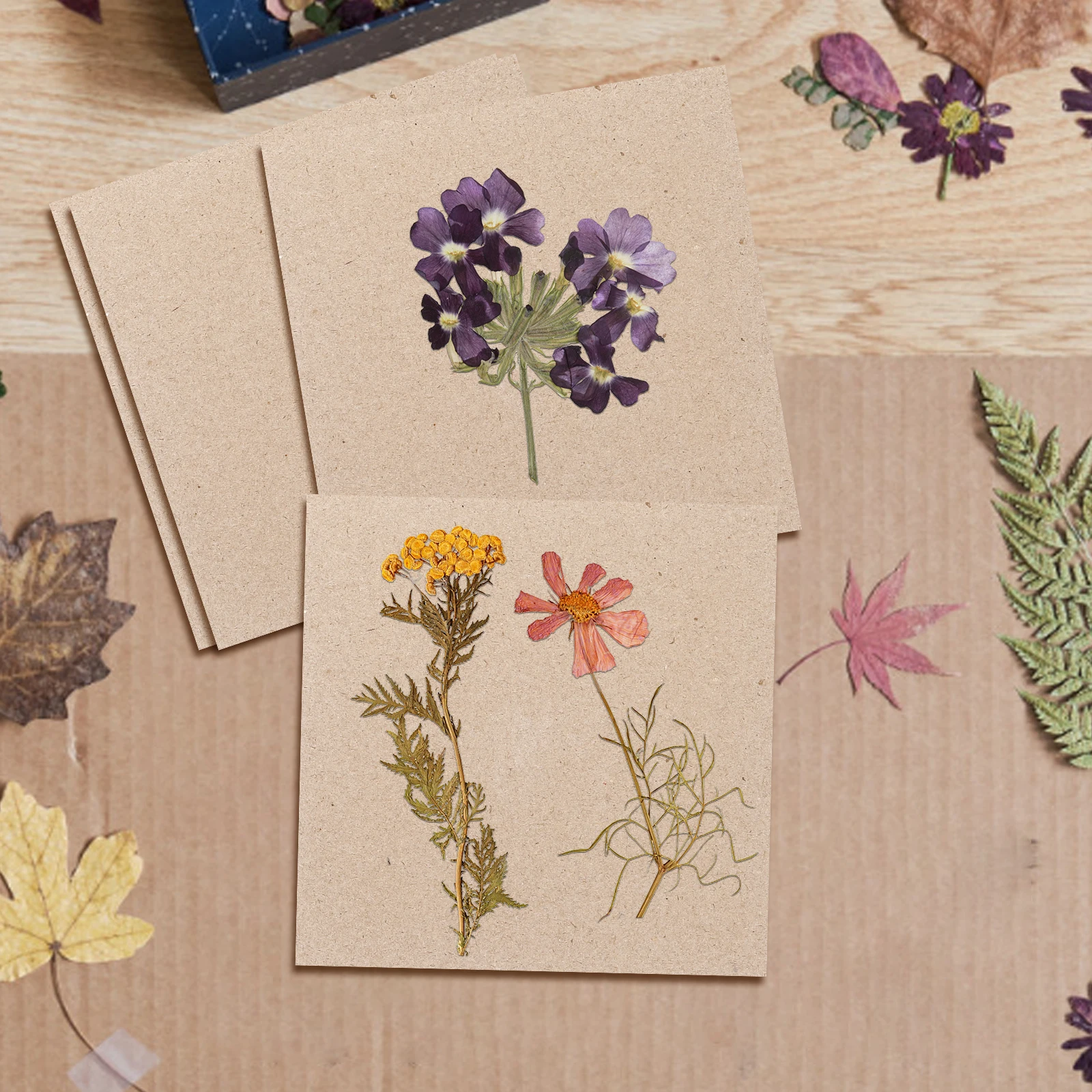 

4pcs Flower Press Boards Professional Plant Pressing Tools Diy Dried Flowers Leaves Fruit Embossing Kit Household Decoration Art