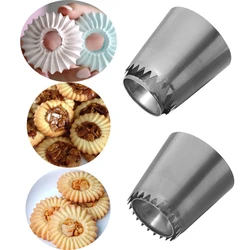 Stainless Steel Pastry Nozzles Romeo Flower Mouth Candy Cookie Cake  Ice Cream Milk-flower Tools Home Kitchen Bakery Accessories