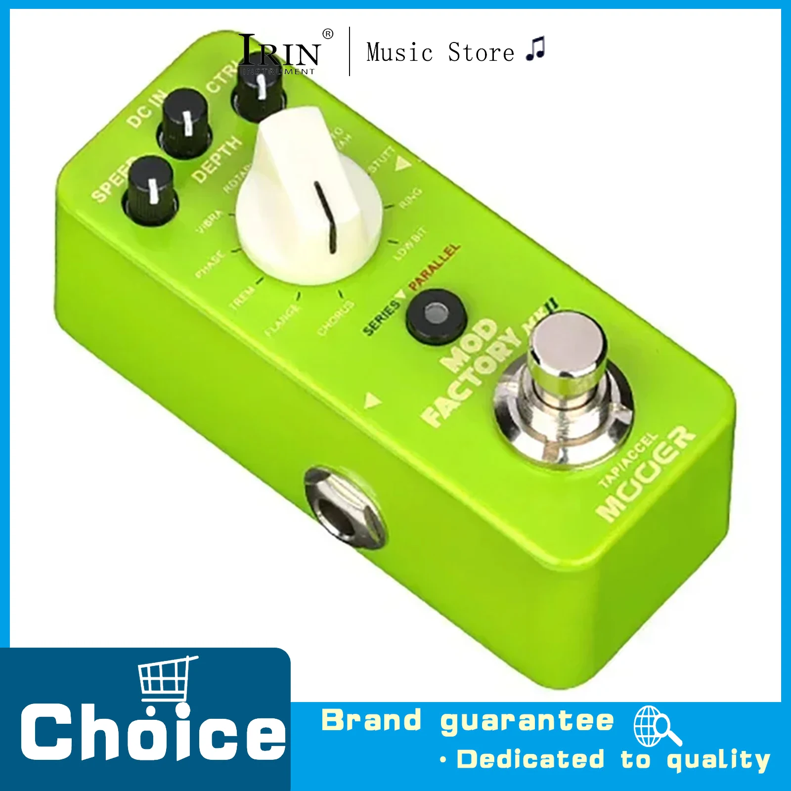 

Гитарная педаль эффектов Mod Factory MKII: 11 модуляционных эффектов, звуки Mod Factory, цельнометаллический корпус, микро-педаль, аксессуары для гитары