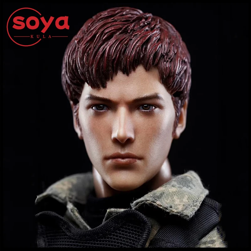 1/6 Bilancia Bello Monaco Con Capelli Testa Scolpire Modello di Intaglio Misura 12 Pollici Soldato Maschio Action Figure Corpo Bambole