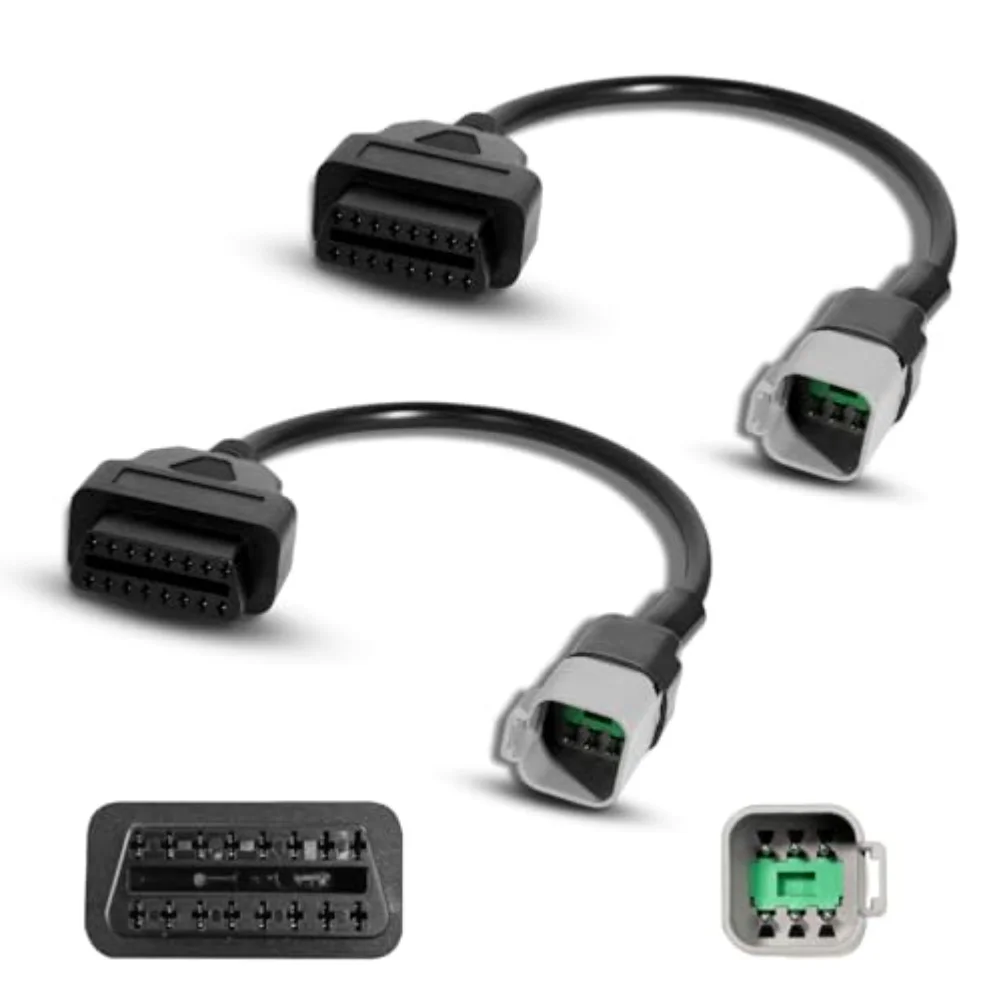 

6PIN до 16PIN диагностический кабель-адаптер для сканеров OBDIIOBD2 для Moto ATV кабель-адаптер аксессуары для автомобильной электроники 12 В