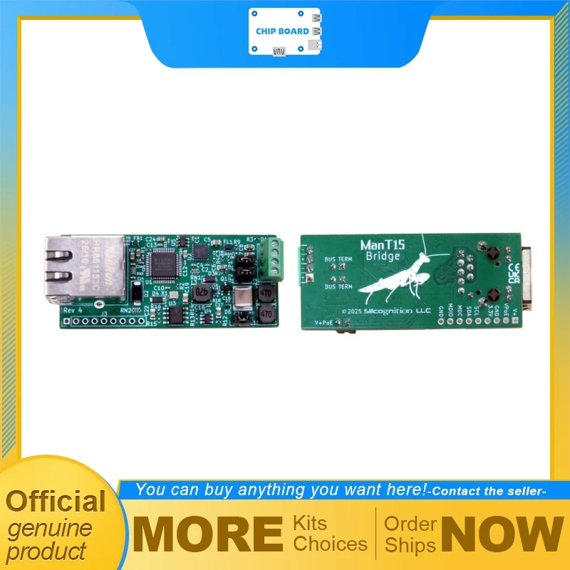 Crowdsupply-ManT1S Single Pair Ethernet Platform for Power, Communication, and Data Transmission