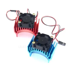 Aluminum Heat Sink With DC 5V Cooling Fan Electric Engine Heatsink for 1/10 Scale RC Car 540 550 3650 Size Motor