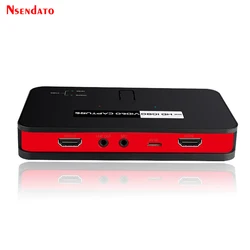 Ezcap 284 HDMI Game Video Capture 1080P HDMI AV/Ypbpr Video Capture Card Recorder Box into USB Disk SD Card For Xbox360/One PS4
