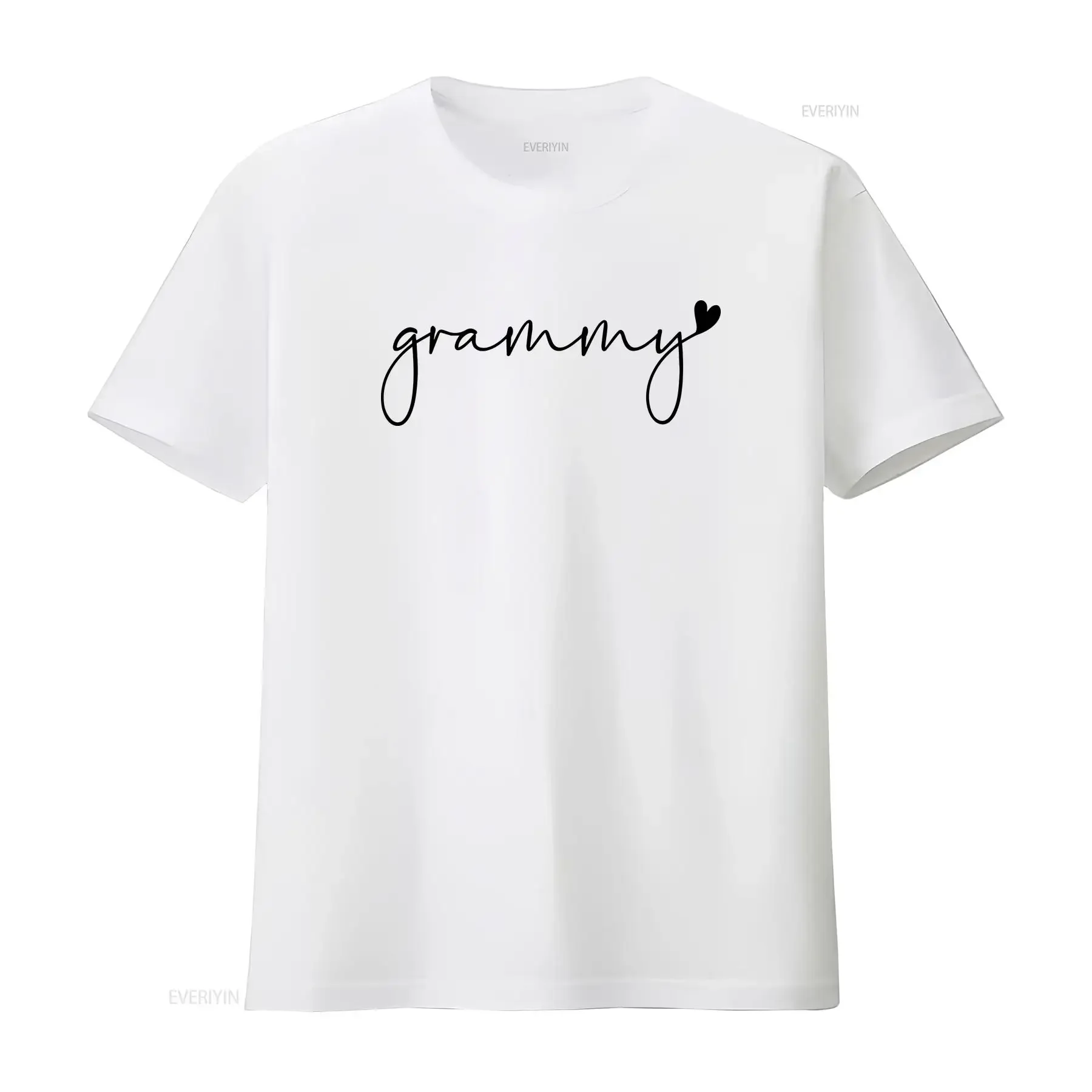 Grammy T Shirt HearT New Grandma with Birthday Mothers Day For Gigi vintage Washed Unisex streetwear Slightly Versatile fashion