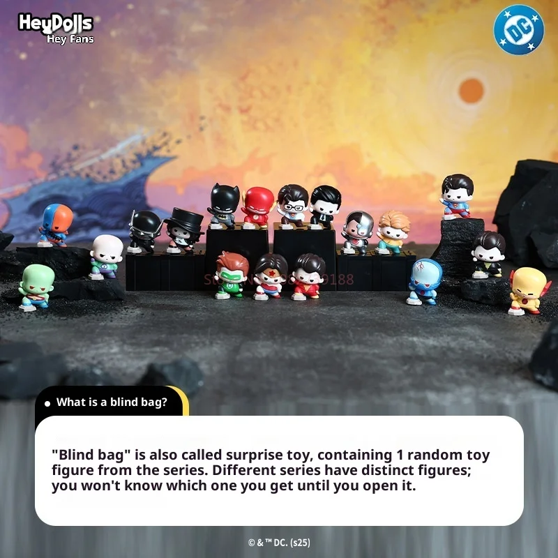 スーパーヒーローズ スーパーマン バットマン ワンダーウーマン ブラインドボックス ミニビーンズ キュート マイクロ粒子 デスクデコレーション キッズ クリスマスギフト