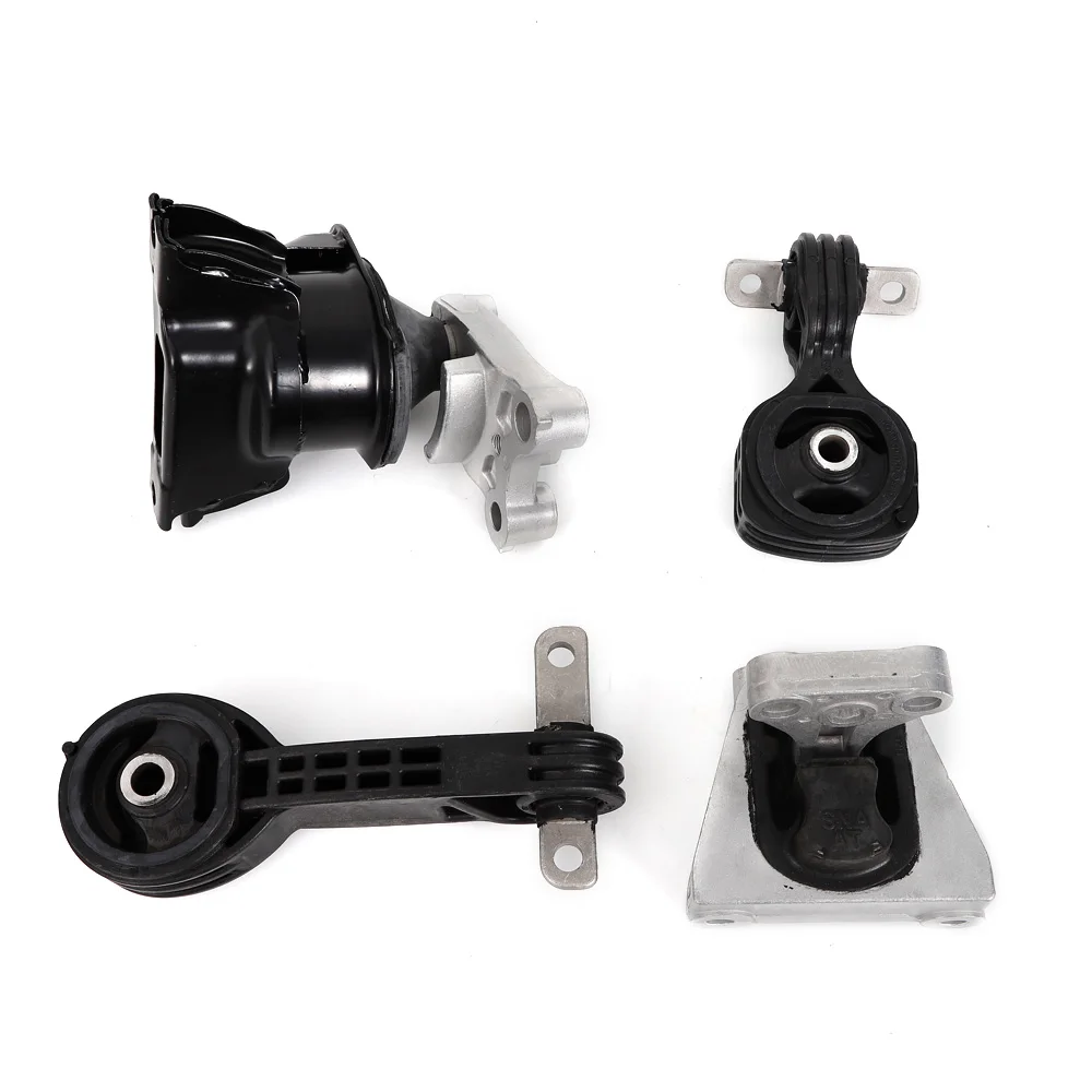 Fit For Honda Civic 2006 2007 2008 2009 Engine Motor + Trans Mount Set Kit 1.8L Automatic Rubber 4PCS