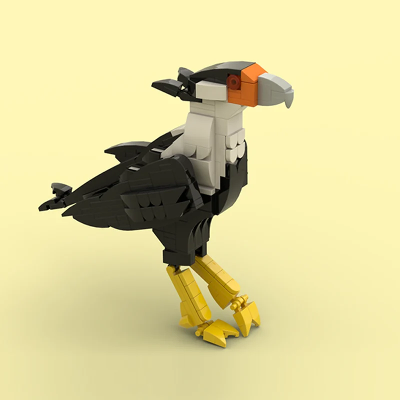 Creators Animal Series Model MOC Building Bricks Crested Caracara Modular Technology Gifts Holiday Assemble Children Toys Suit