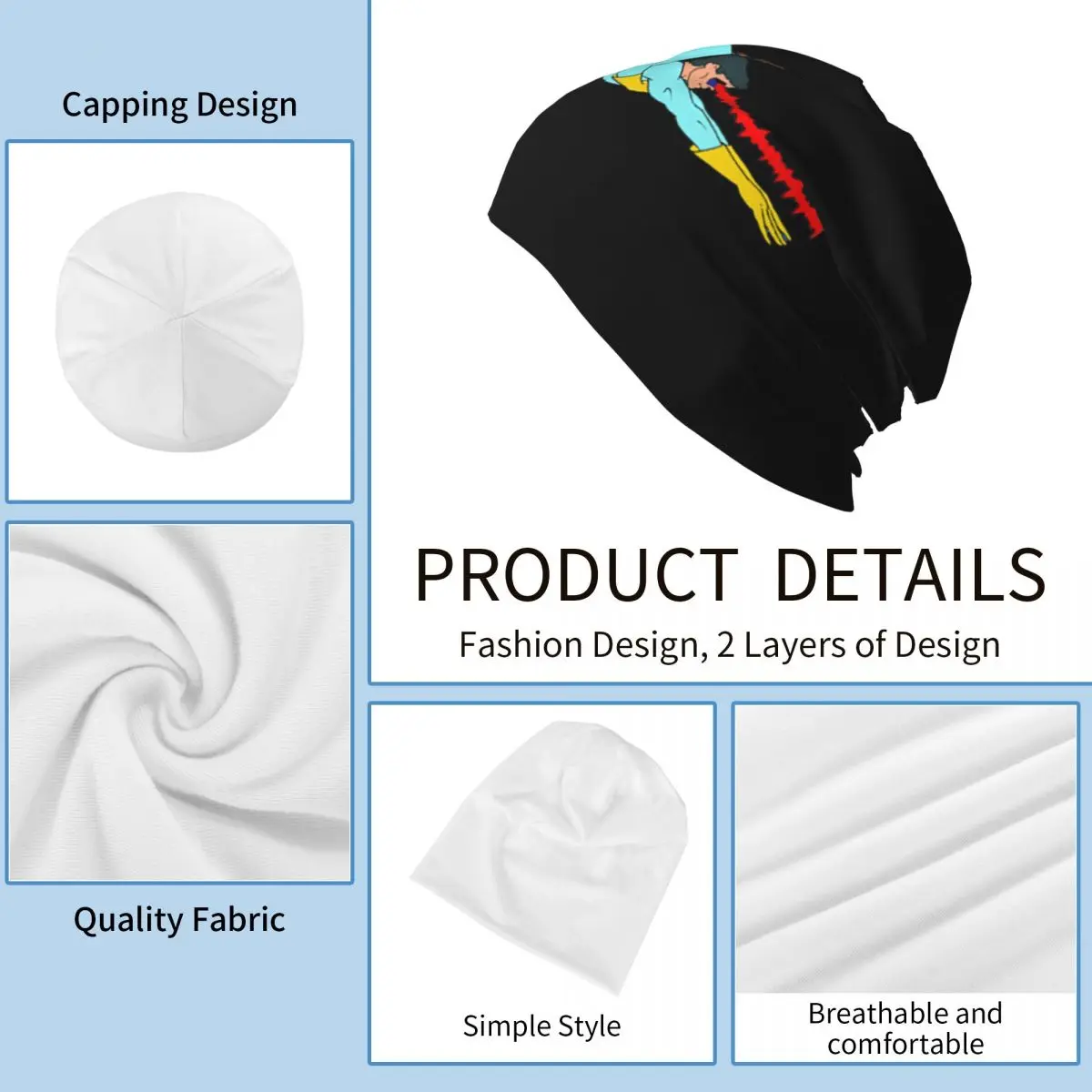 غامض مثلي الجنس الثنائي الدافئة محبوك قبعة الأزياء بونيه قبعة الخريف الشتاء في الهواء الطلق بيني القبعات للجنسين الكبار