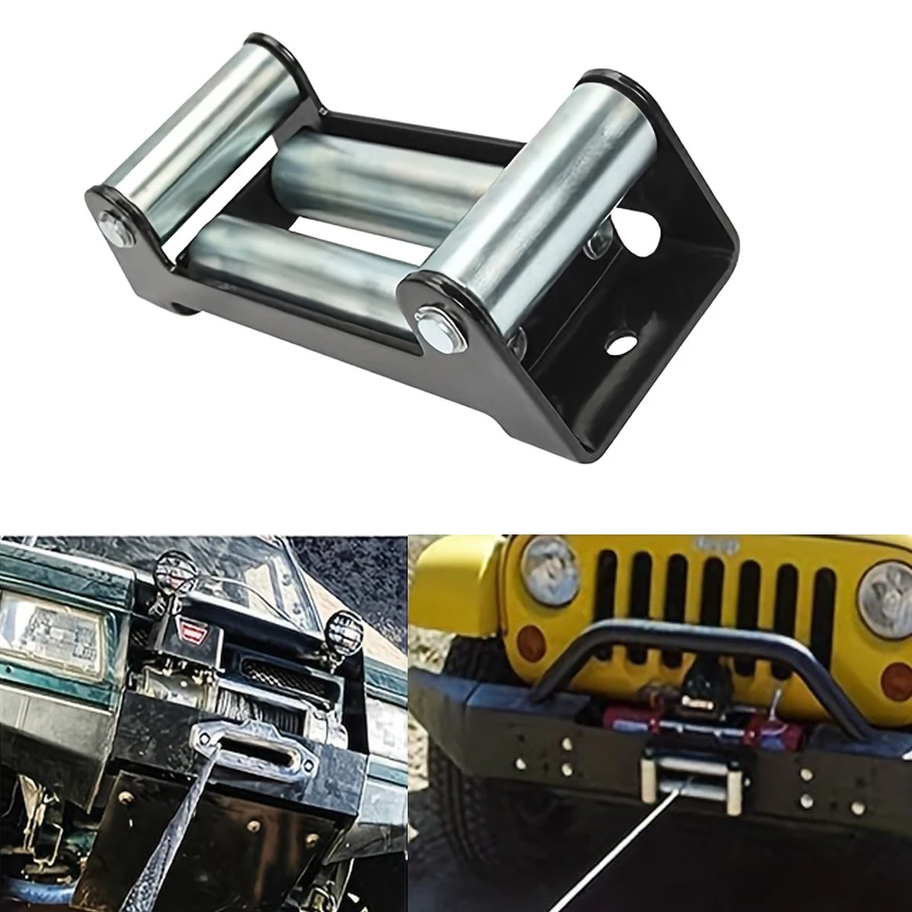 

Winch Roller Fairlead 4500LB Load Bearing High Strength Electric Winch Cable Guide Winch Fairlead