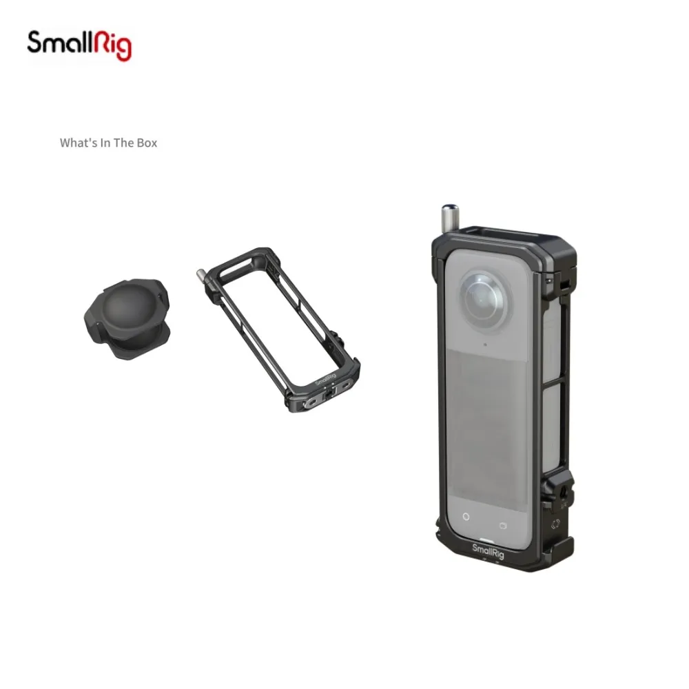 

SmallRig Professional Action Camera Cage Rabbit Cage for Insta360 X4 Full Package Expansion Frame Sports Camera Cage 4278