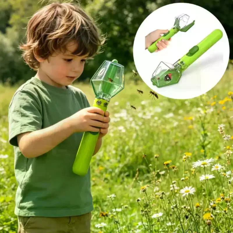 1Pcs  catcher with a magnifying glass Outdoor Educational Interactive Bug Observer Gadget New  Catcher Toy For Kids