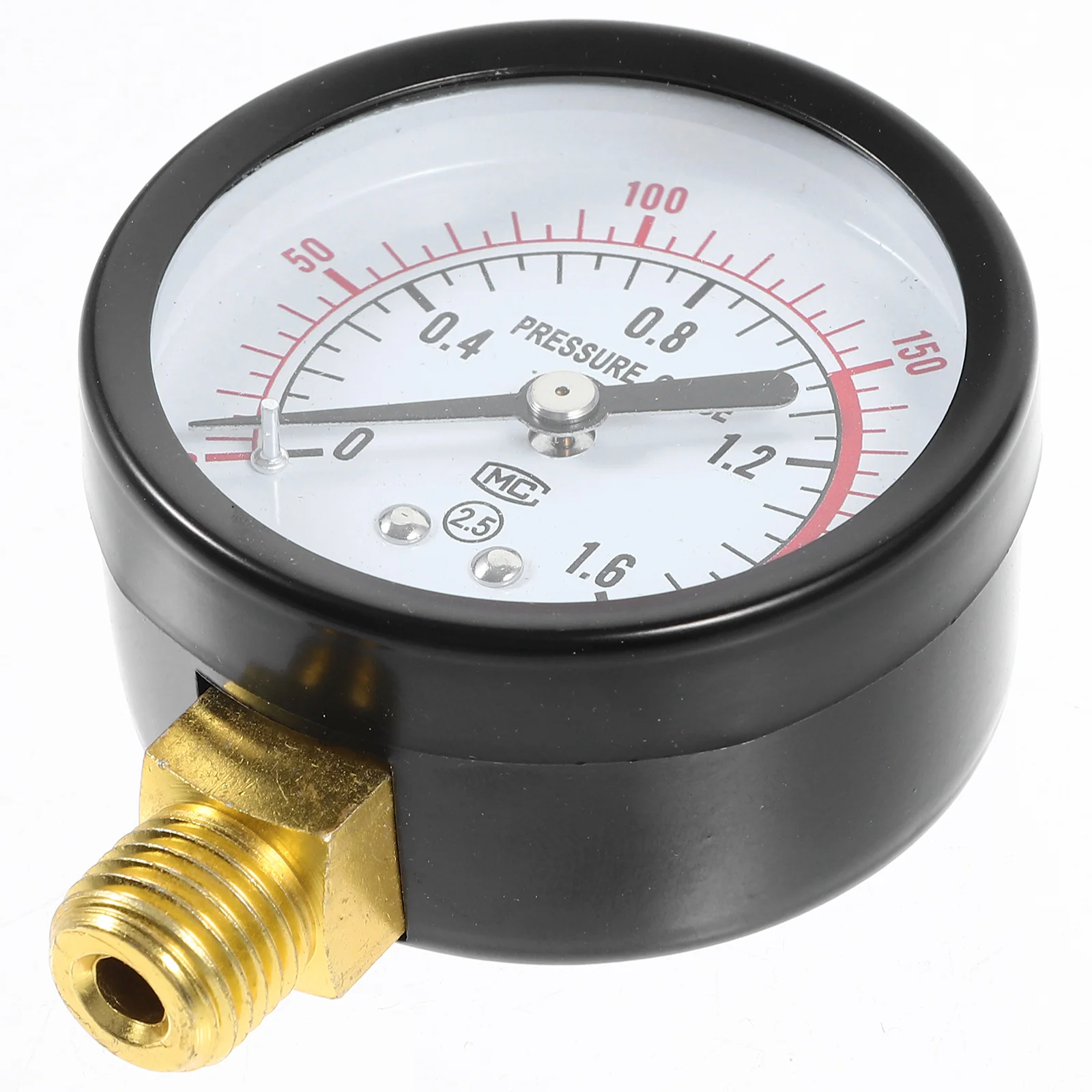 Портативный измеритель давления для попкорна, прочный манометр для воздушного компрессора, простая установка, инструмент для измерения стабильной производительности