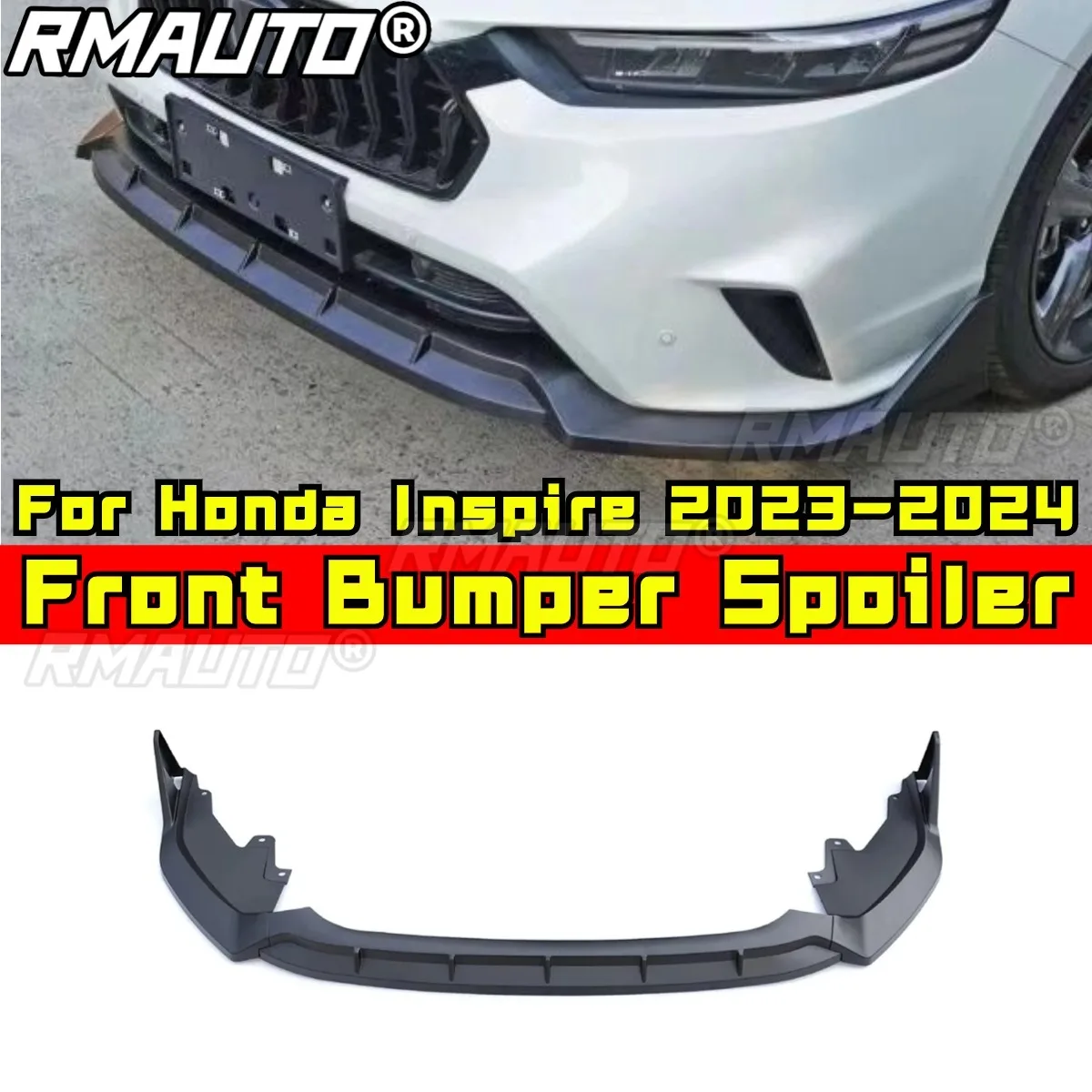 

For Honda Inspire 2023-2024 Car Accessories Front Bumper Lip Splitter Diffuser Spoiler Bumper Lip Protector Modification Part