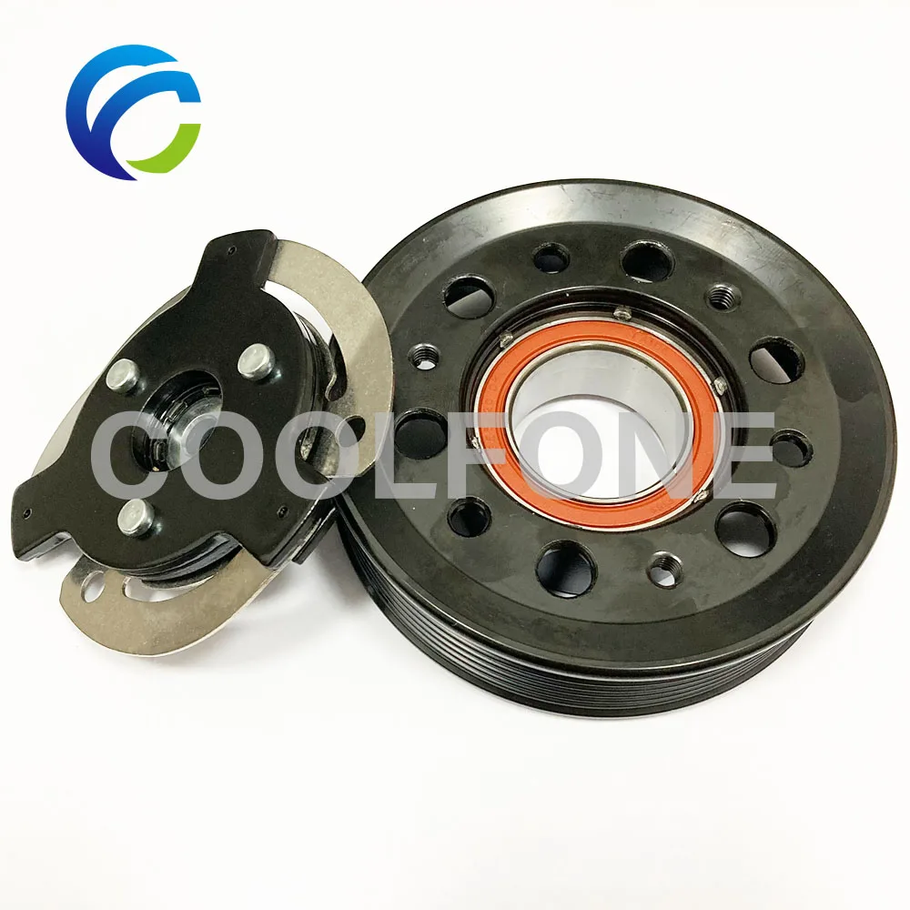 AC Compressor Clutch Pulley for VW MULTIVAN T6 NEW BEETLE PASSAT B6 B7 B8 SCIROCCO SHARAN TIGUAN TOURAN 7E0816803B 1K0820803L