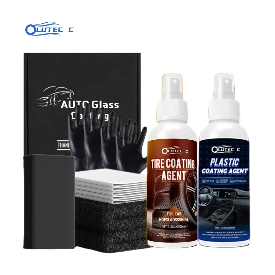 

Средство для пластикового покрытия 100 мл + спрей для покрытия шин 100 мл, комплект для восстановления автомобилей, простое нанесение автомобилей, средства для чистки автомобилей