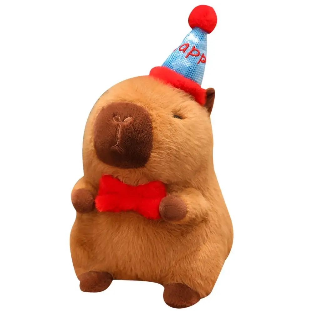 PP Cotton Capybara Plush Toy Fluffy Simulation Capibara Anime Fluffty Toy Cartoon Soft Capybara Plush Doll Christmas Toy