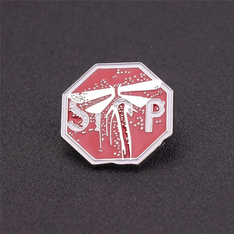 Game The Last of Us Part II 2 Firefly Logo Badges 3D Metal Brooches Pins Cosplay Accessories Gifts Souvenir Pins