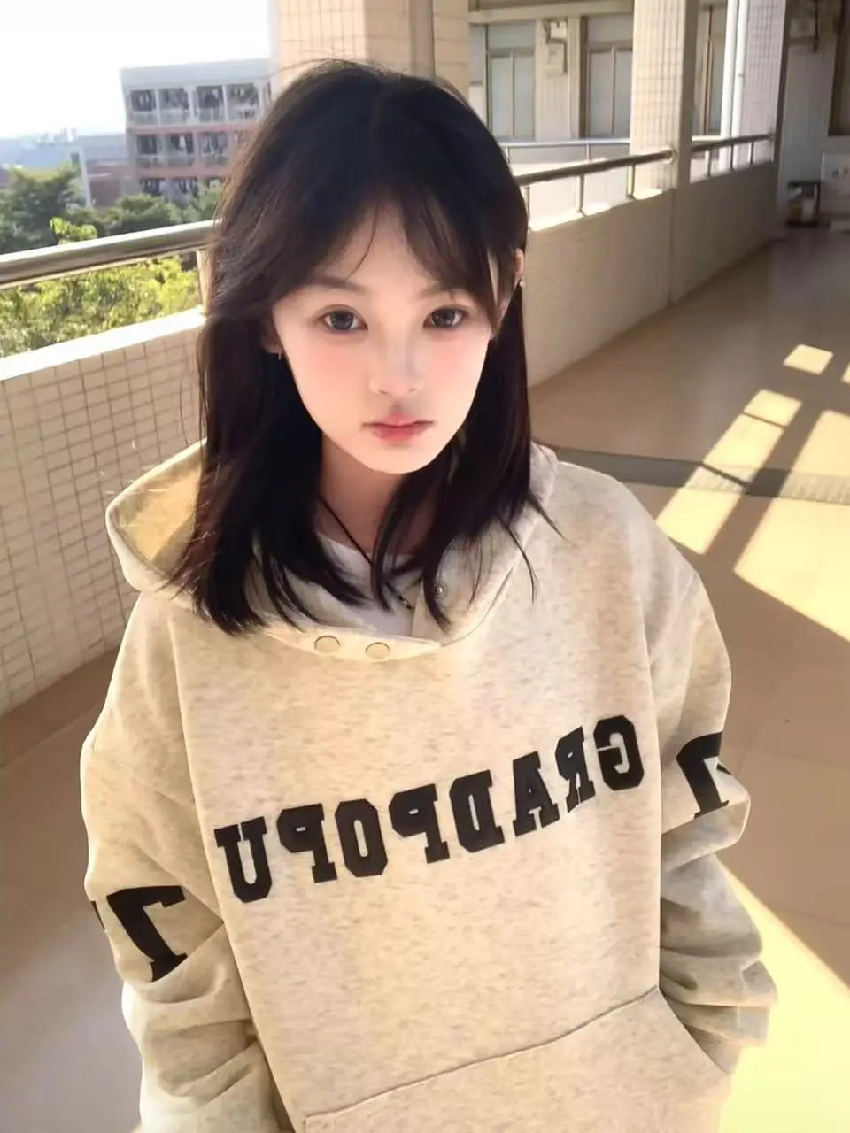 

Retro American Embroidered Hoodie Women's Spring Autumn Winter New Fce Loose High Street Couple Top Coat