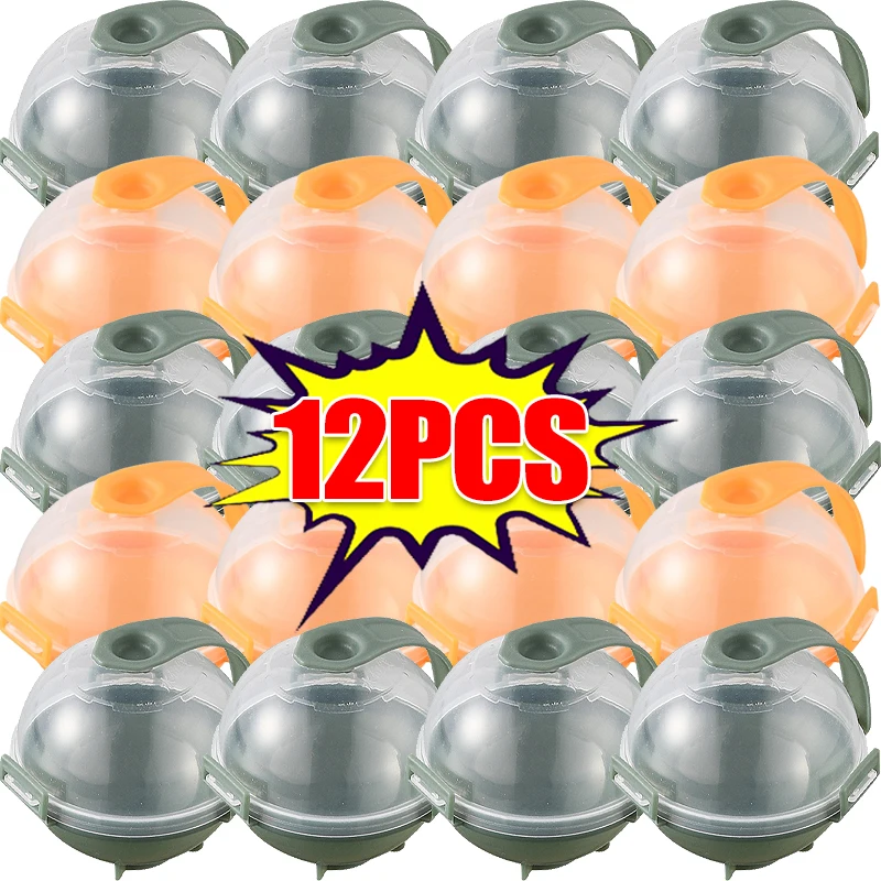 1/12x Runde Eismaschinen Eis Ball Form Wiederverwendbare Kunststoff Kühlschrank Sphärische DIY Formen Küche Werkzeuge Schnell Einfrieren Hockey Form