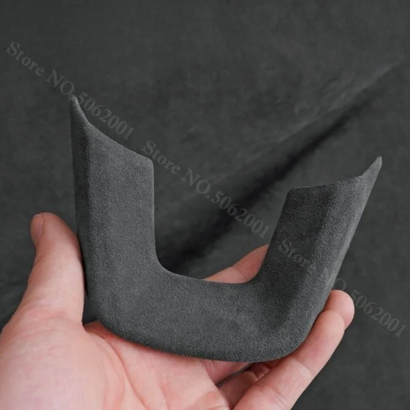 For Honda CR-V Accord Civic Breeze Integra Inspire Suede Steering Wheel Panel Decorative Trim Frame Cover Sticker Auto Accessory