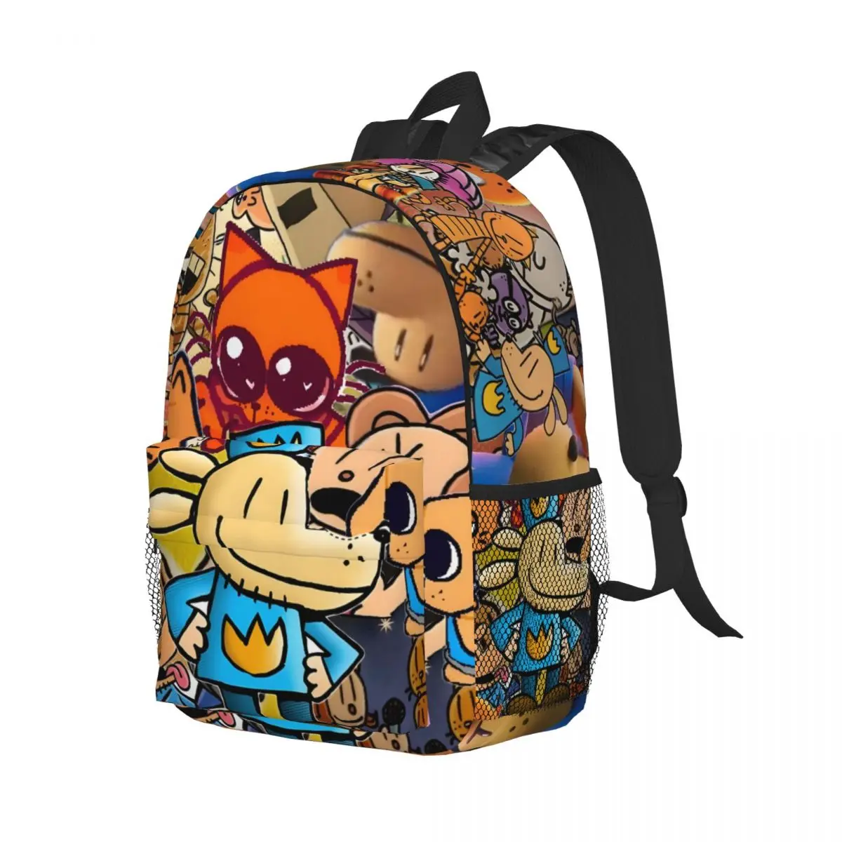 Custom D-Dog Man Waterproof Backpack Trendy Girls Boys Laptop School Book Bag