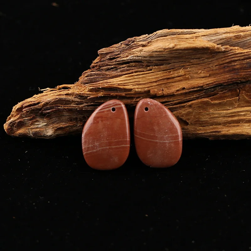 B&F Picture Jasper  Earring Beads for Jewelry Making, Handmade Natural stones beads, Stones for jewelry Making Supplies