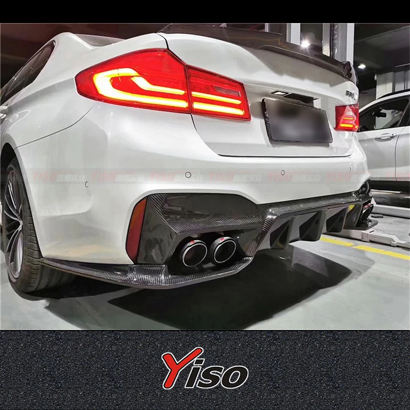 Suitable for F90 M5 3D model carbon fiber rear wing modification of G30 G38 After modification it provides diffuser Rear Lip