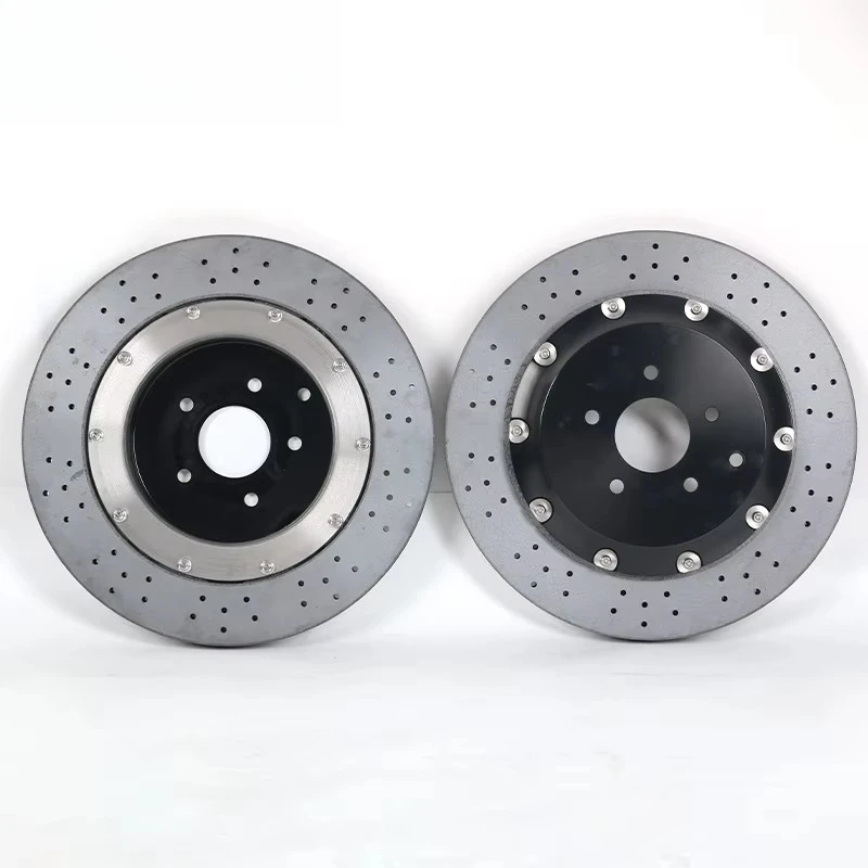 Automobile Upgraded Floating Brake Rotors with Ceramic Material GTR R35 2008 2010 2018 2020 2022 2025