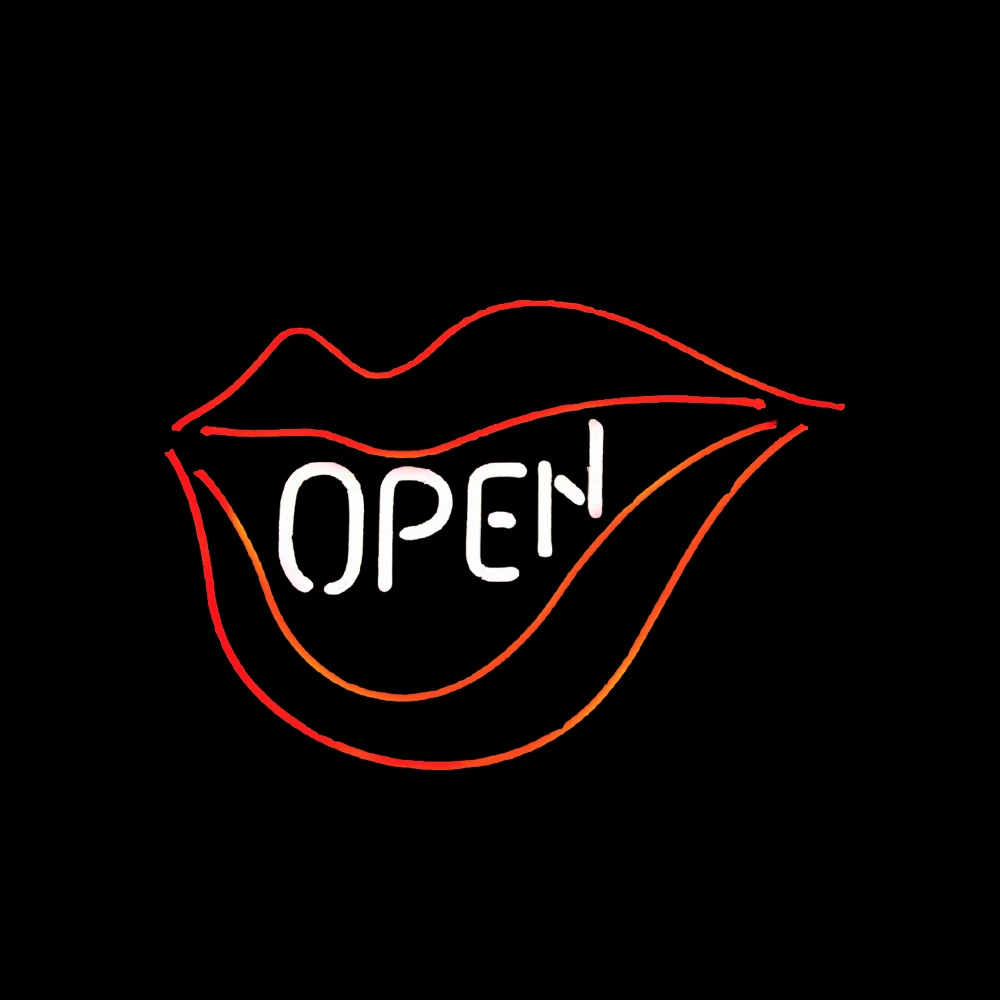 Diner Mouth Lips Neon Sign Light Custom Handmade Real Glass Tube Restaurant Store Advertise Room Decor Display Lamp 17