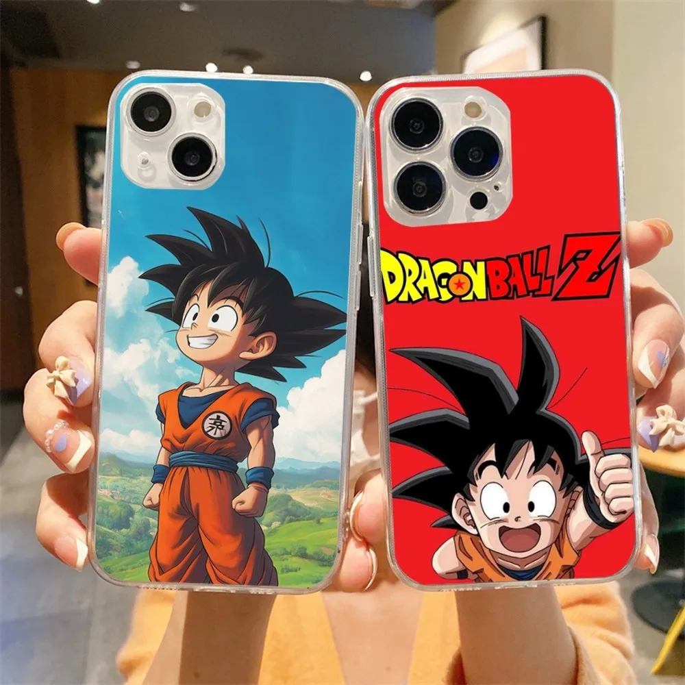 Anime D-Dragon Balls B-BZ Phone Case For Iphone 16 15 11 13 14 Pro Max 7 8 Plus X Xr Xs Max 16pro 12mini Transparent Cover