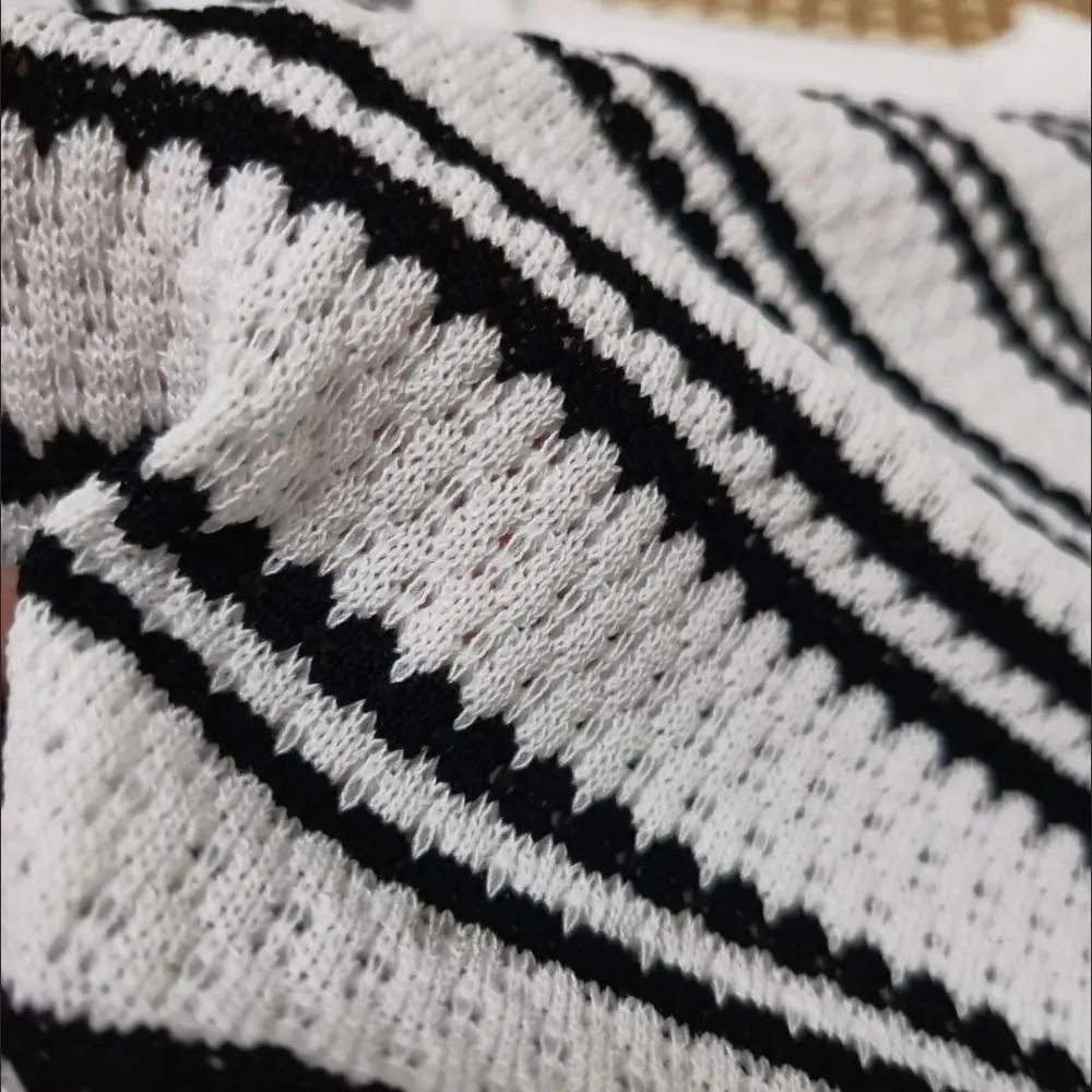 

Стильный укороченный топ с короткими рукавами, милая облегающая трикотажная футболка в полоску, нижняя рубашка, женская одежда, трикотаж, женская летняя одежда