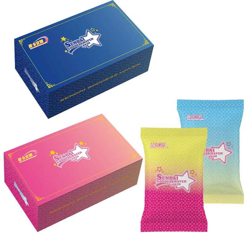 New Goddess Story TCG SENPAI GODDESS HAVEN Anime Collection Card Board Game Party Swimsuit Child toy Gift
