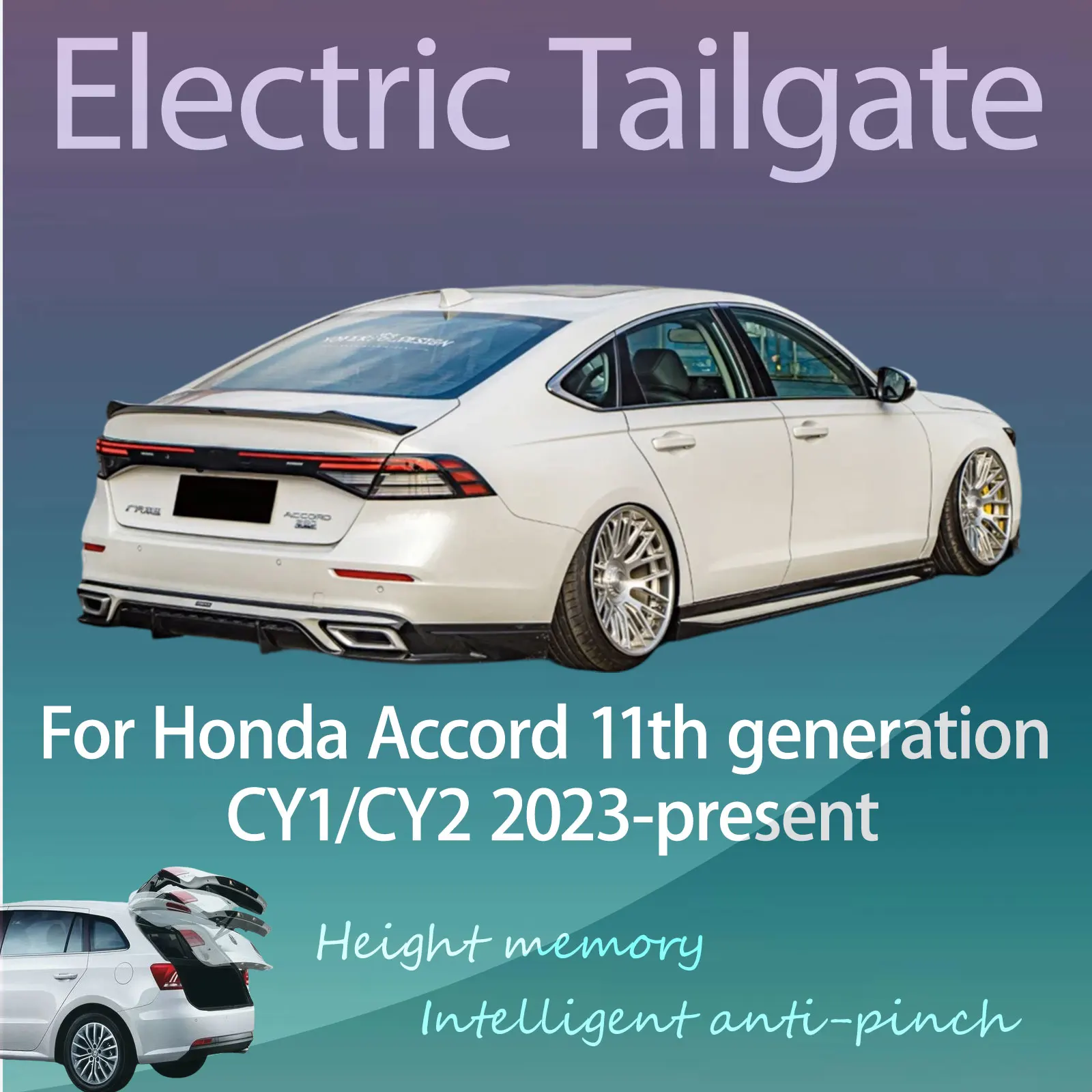 For Honda Accord 11th generation CY1/CY2 2023-now Electric Modified Tailgate Intelligent Height Automatic Lifting Key-Controlled