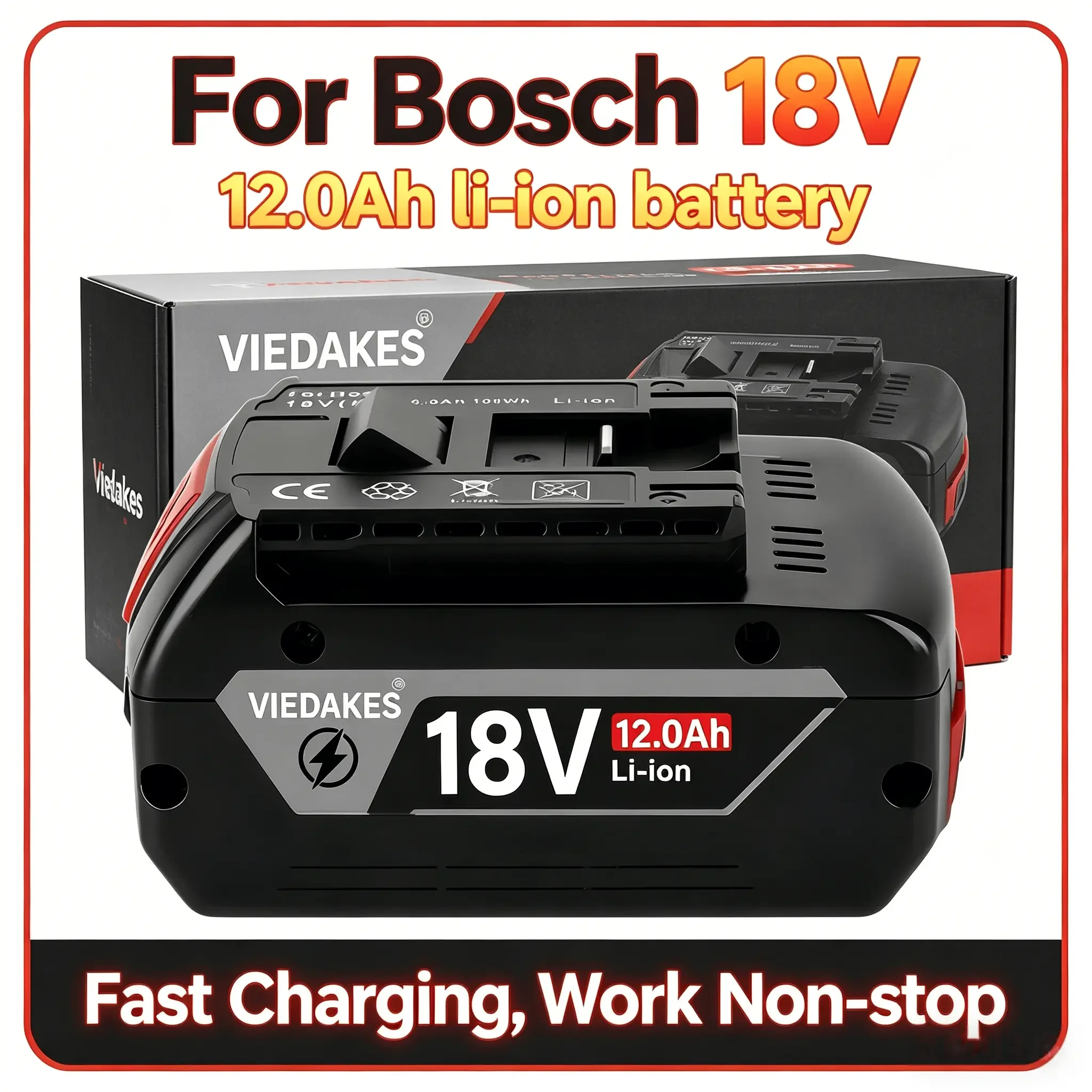 

For Bosch 18V Battery Industrial Grade Durable Using BAT618 Heavy Load Brushless Tools 보쉬밧데리 bateria for bosch 18v