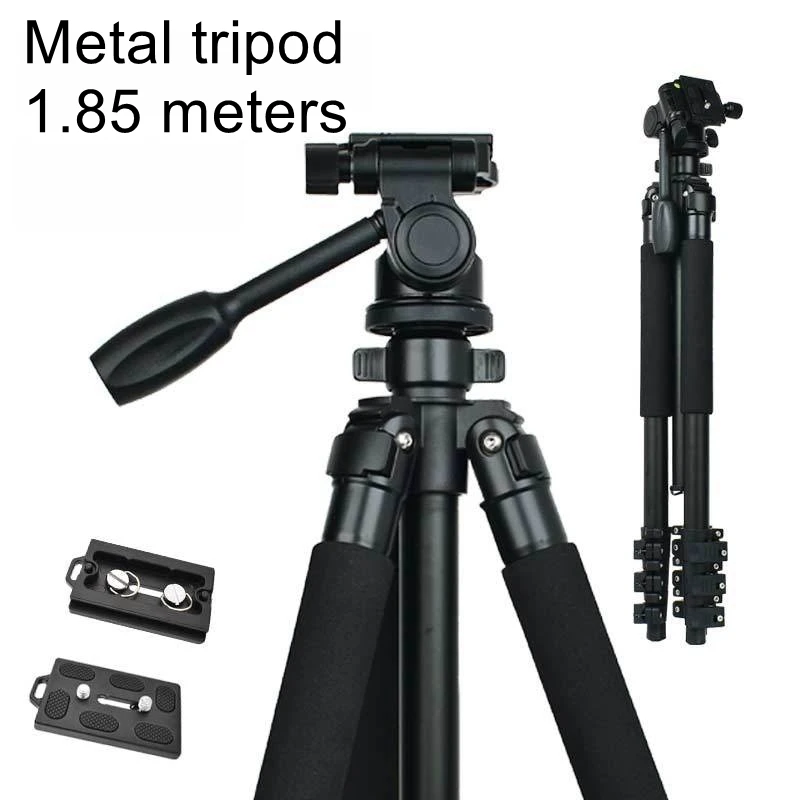 1.85m thick camera stand, tripod camera, photography, fishing, outdoor load-bearing live streaming stand