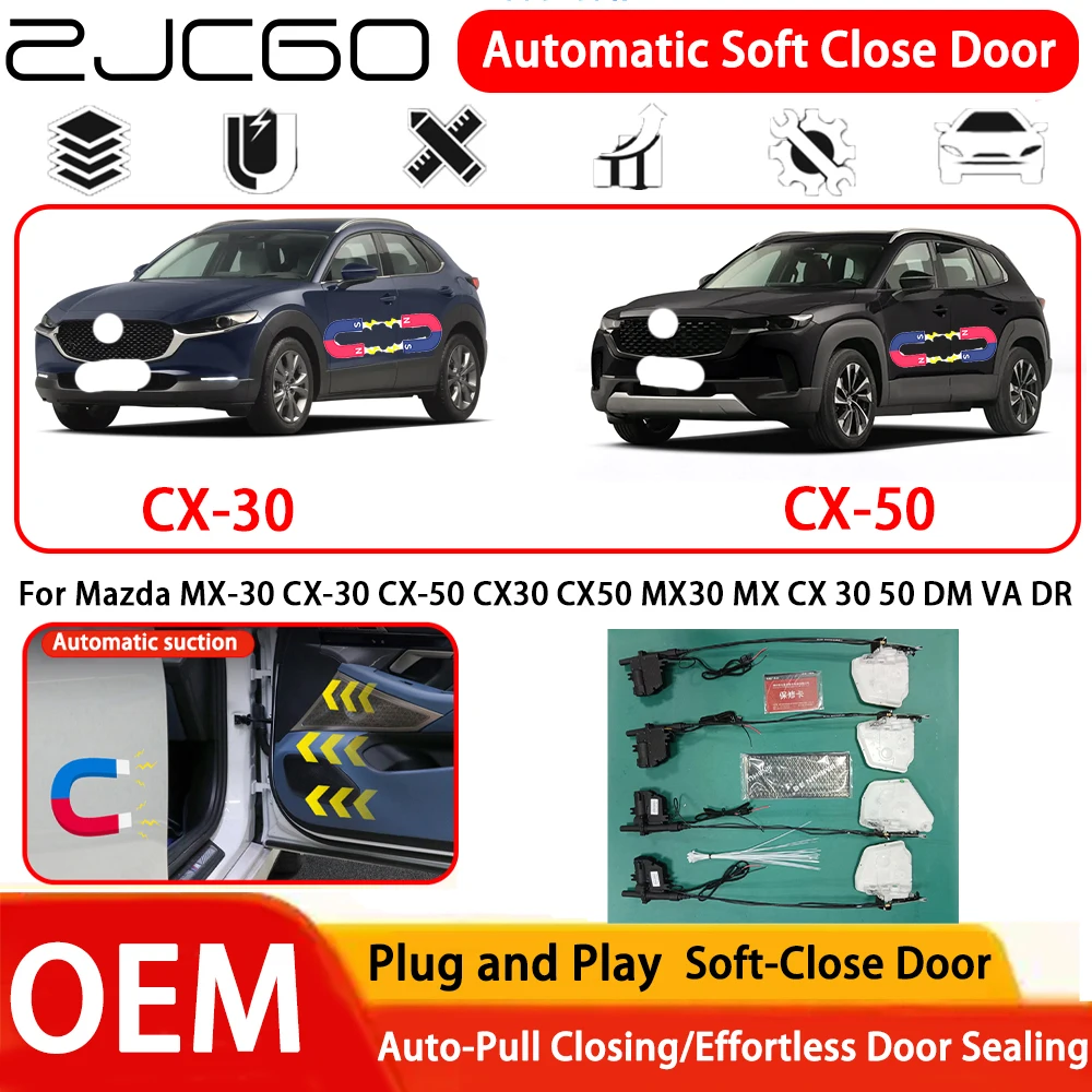 

﻿﻿for Mazda MX-30 CX-30 CX-50 CX30 CX50 MX30 MX CX 30 50 DM VA DR OEM Plug and Play Automatic Electric Soft Close Door System