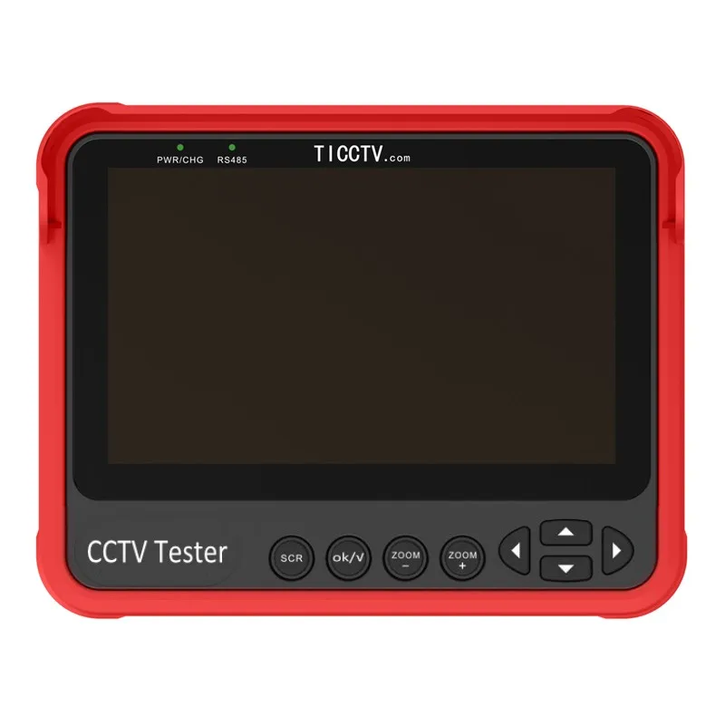 最新 4.3 インチ CCTV テスターモニター 5MP HD TVI AHD CVI CVBS アナログ自動適応サポート RS485 PTZ 手首テスターポータブル