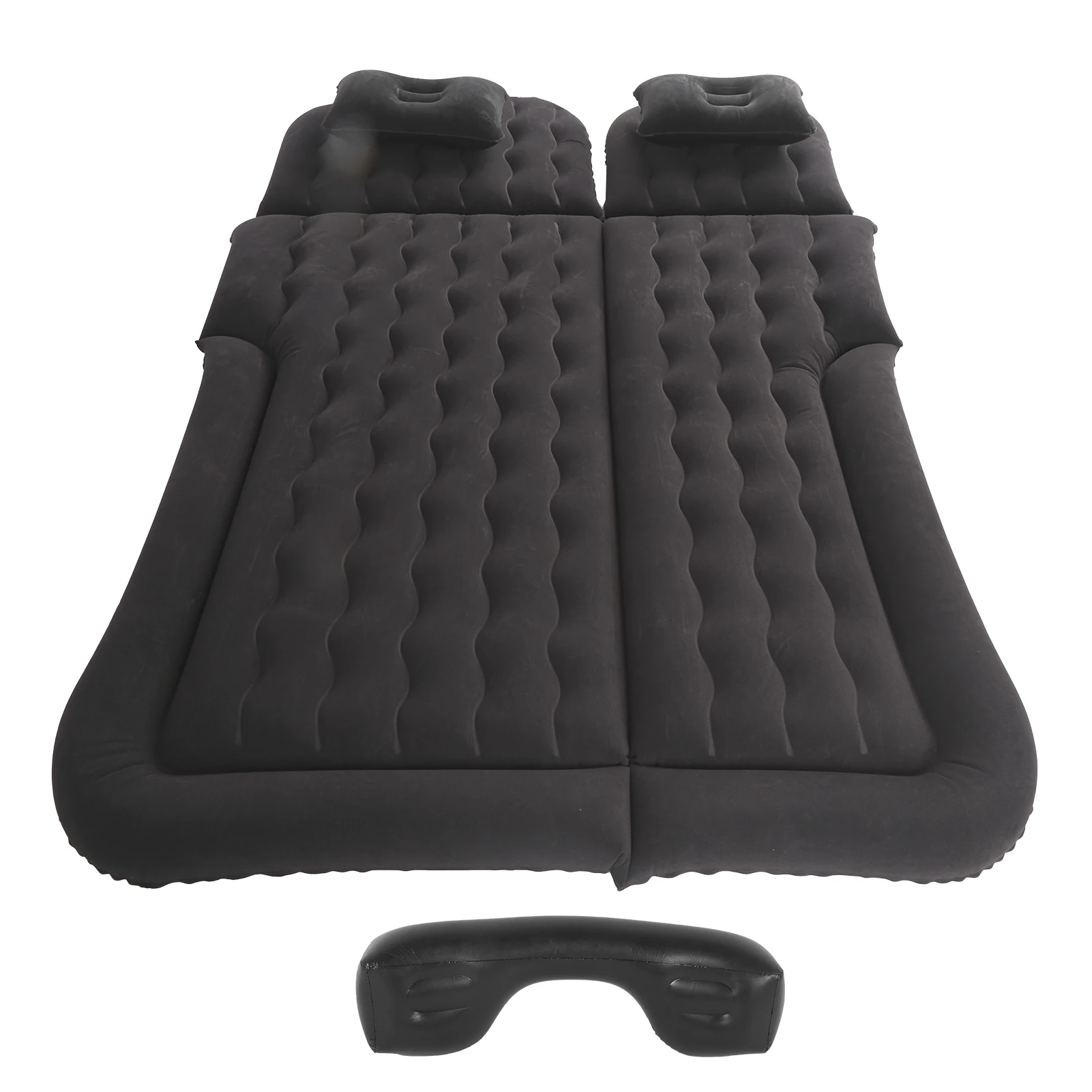 PVC Flocking Car Air Mattress 12V Travel Sleeping Inflatable Cushions For Sedan SUV Camping Festivals Seaside Trips 174 x 126cm