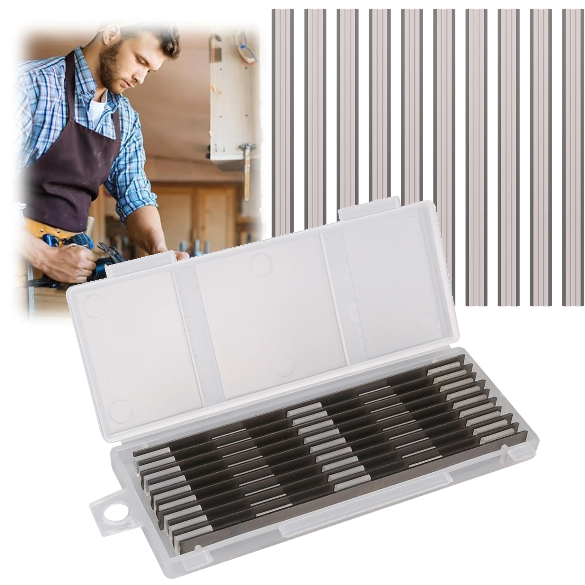 3-1/4" Portable Carbide Planer Blades Replacement Part for Craftsman Carpenter Woodworking Machinery Parts