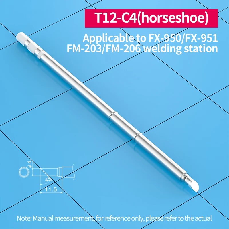 Universal T12 Series soldering tips T12-1401 1403 1406 BC2 C4 BCF1 CF4 compatibility Hakko FX951 FX9501 Soldering Station